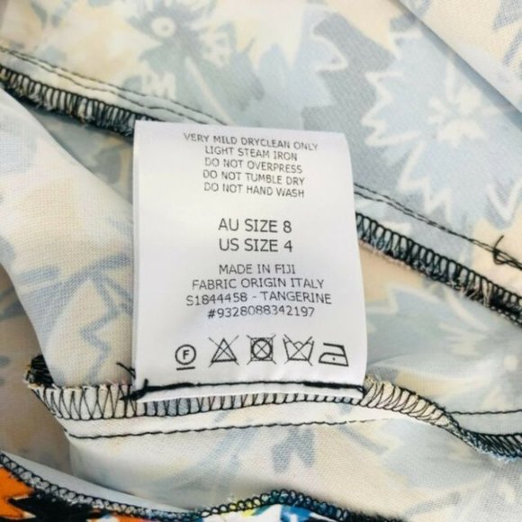 Scanlan & Theodore BNWT Women's Spikey Floral Print Dress Size 8 RRP $650 - Picture 6 of 10